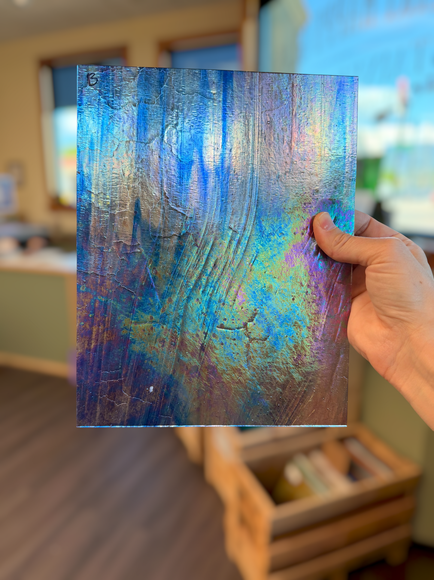 AG Purple/Blue Irid 8"x10"