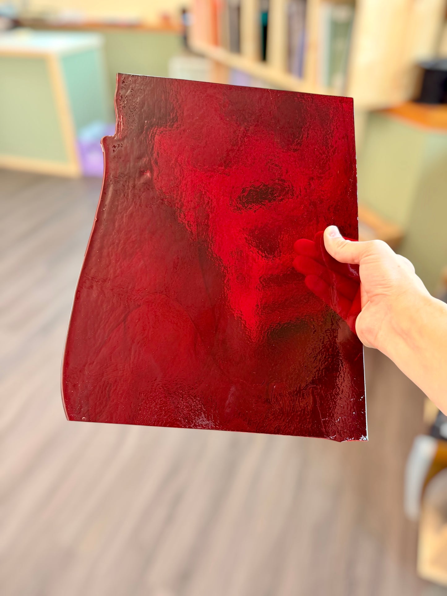 BE Garnet Transparent (pre-struck) 10"x14"