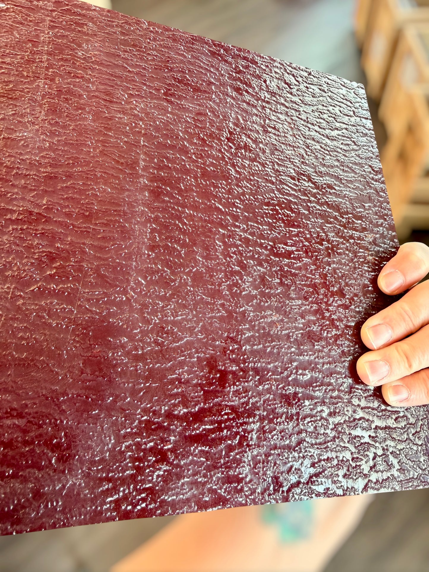 Red Transparent Granite 10"x10"