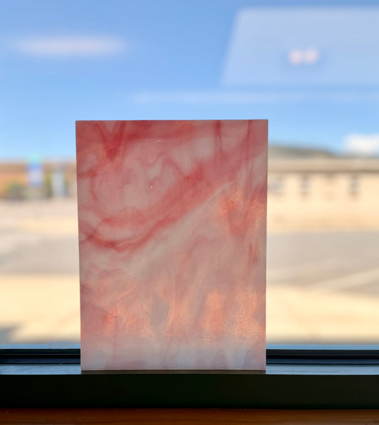 Kokomo Pink White Opal 8"x10.5"