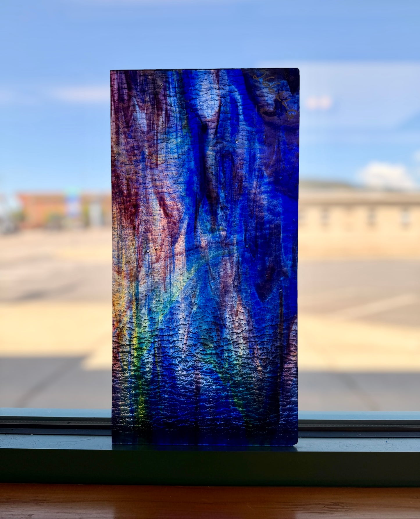 Kokomo Amber/Grn/Bl/Purp Granite 8"x16"