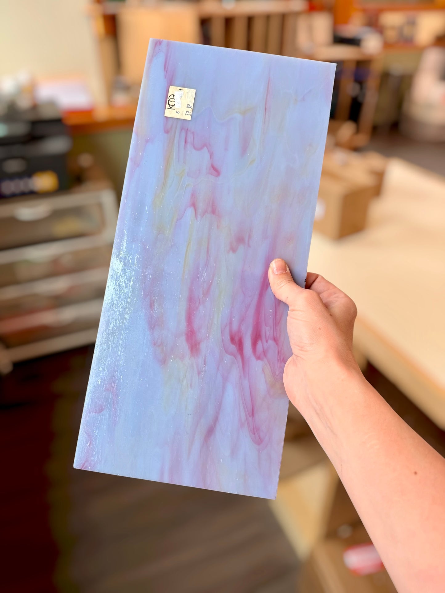 Kokomo Lavender/Pink Streaky  8"x16"
