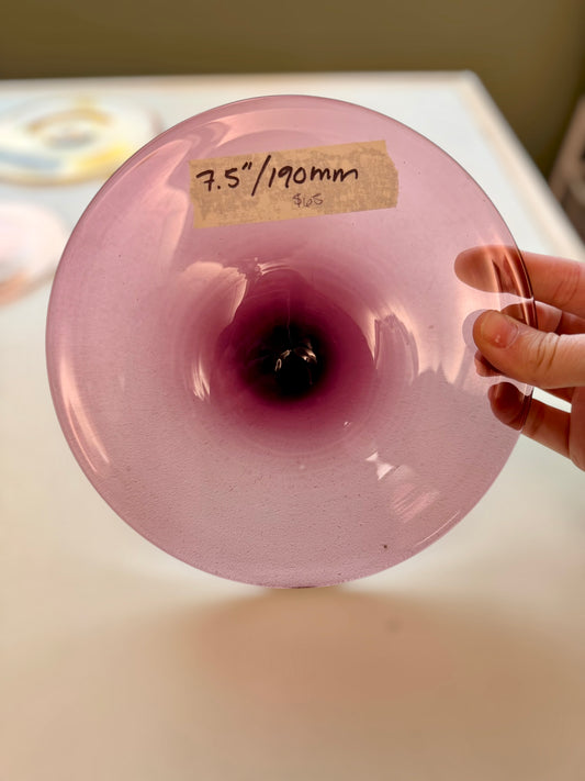 Mauve/Purple Hand Spun Rondel 190mm