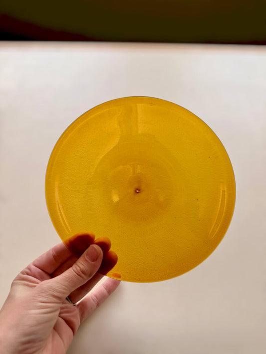 Amber Hand Spun Rondel 180mm