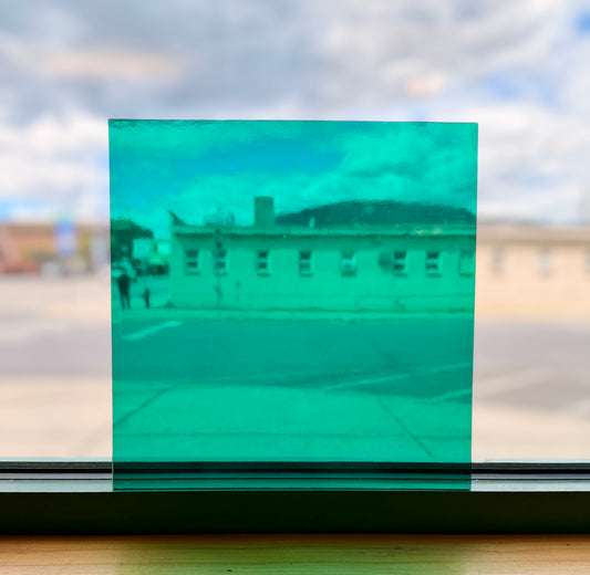 Teal Green Solid Transparent OG96