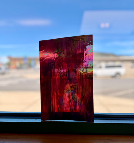 Spectrum |  Dark Purple/Wht Wispy Irid 7"x10"