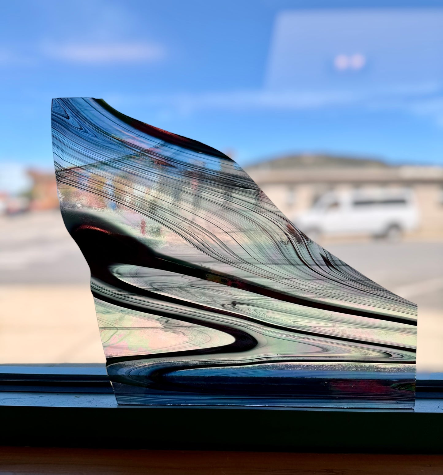 Spectrum |  Clear/Black Baroque Irid 9"x11"