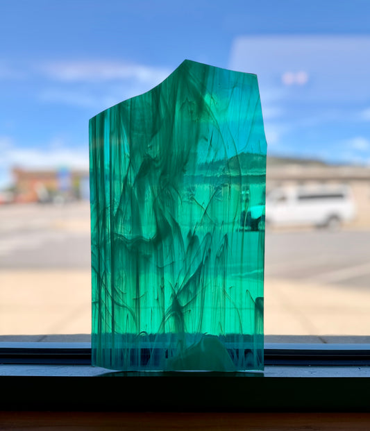 Spectrum | Teal/White Wispy 7.25"x13"