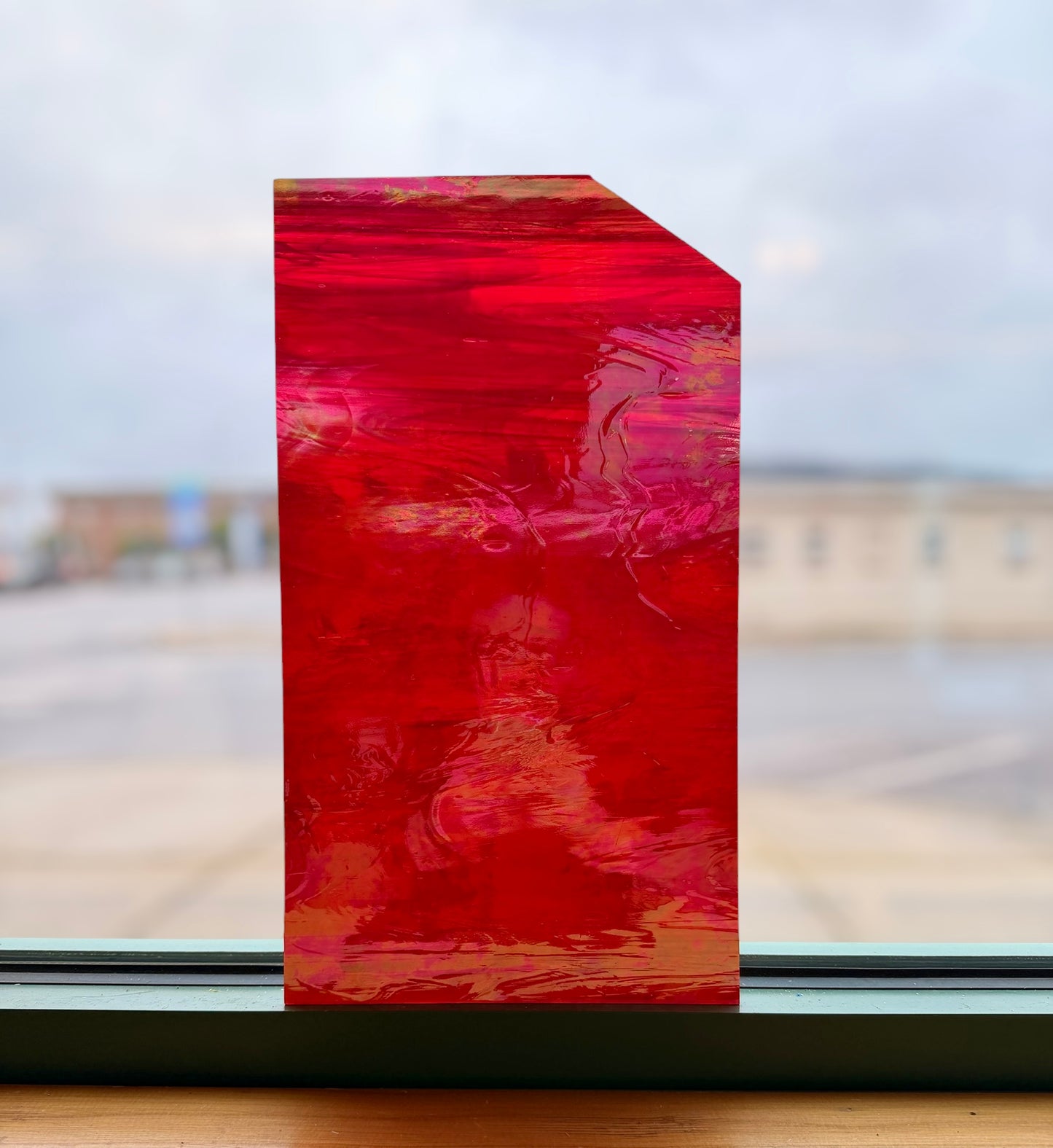 Spectrum | Red/Wht Wispy Irid