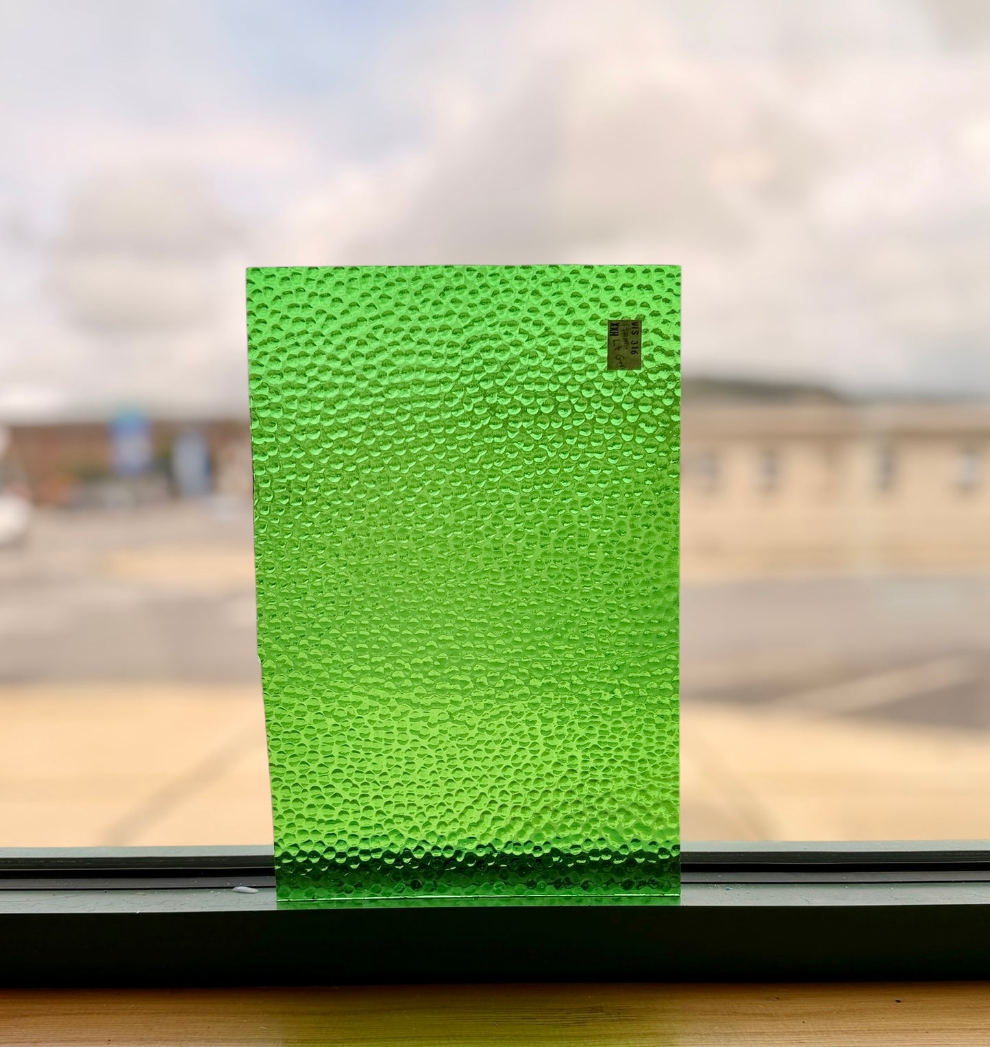 Wissmach | Lt. Green Hammered 8"x12"