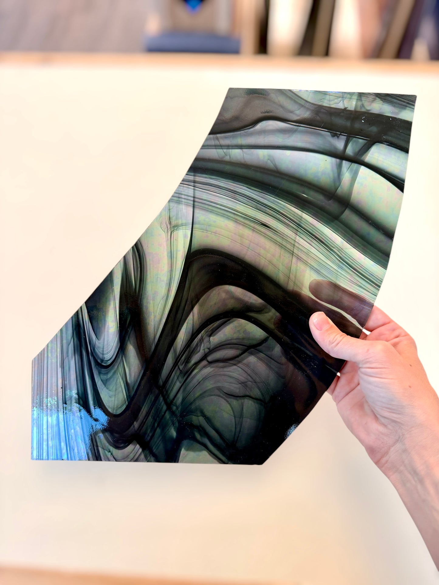 Spectrum |  Clear/Black Baroque Irid 9"x12"