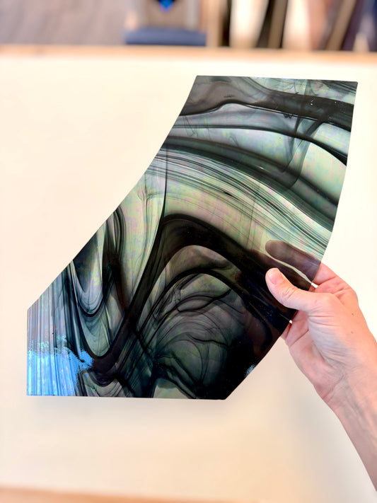 Spectrum |  Clear/Black Baroque Irid 9"x12"
