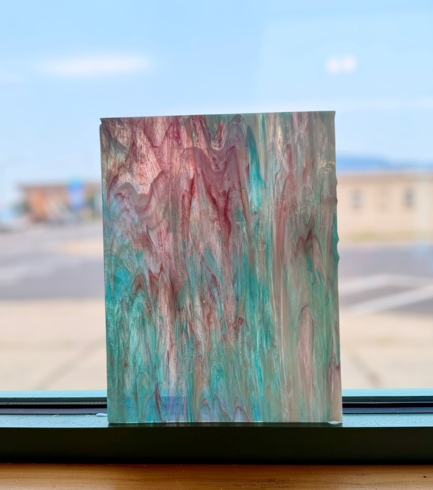 Armstrong Glass | Turquoise/Pink/White