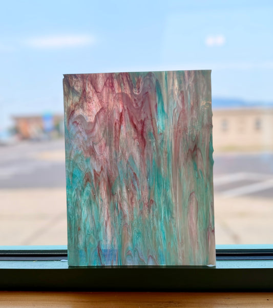 Armstrong Glass | Turquoise/Pink/White