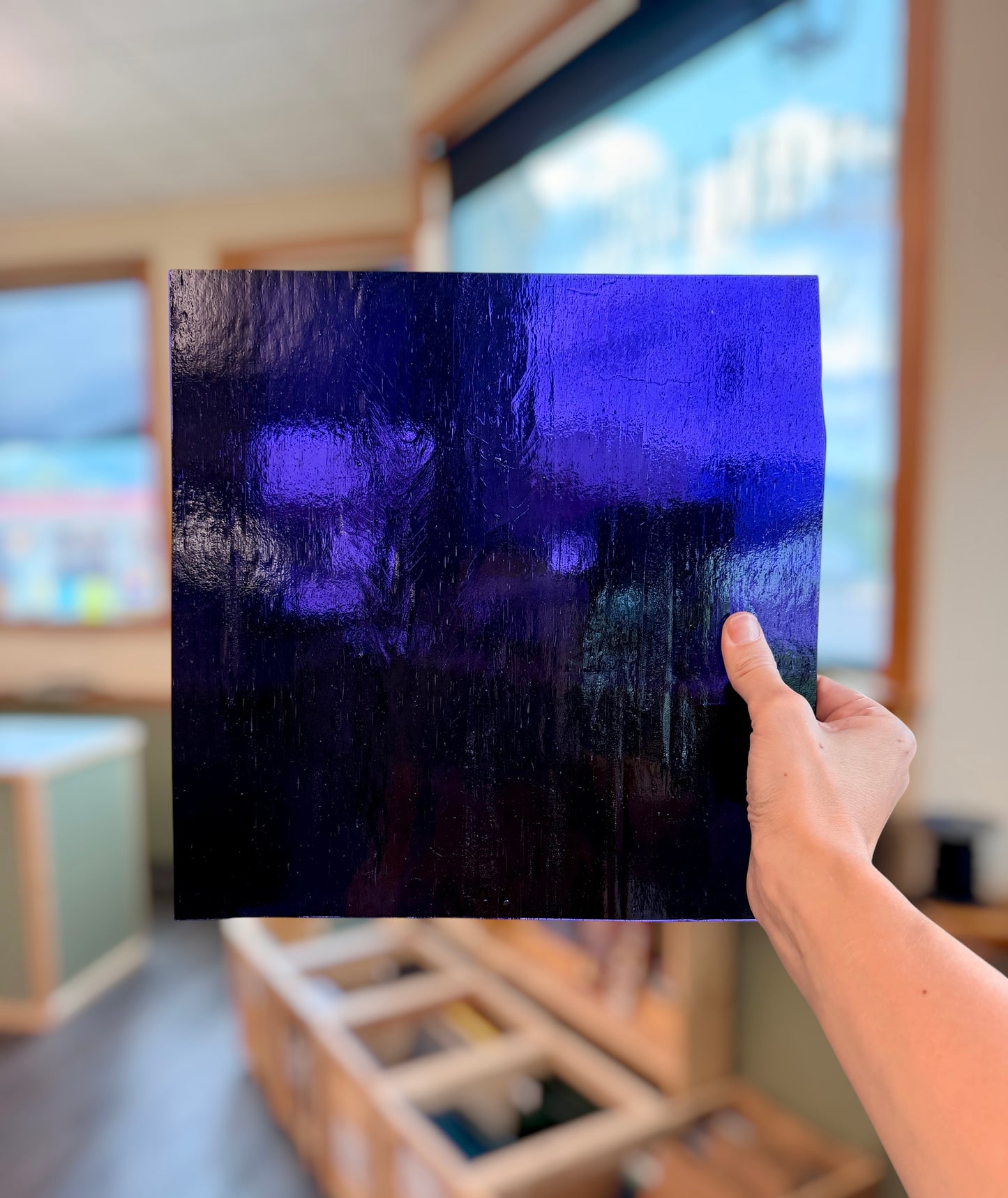 Kokomo | Dark Purple Cathedral 12"x12"