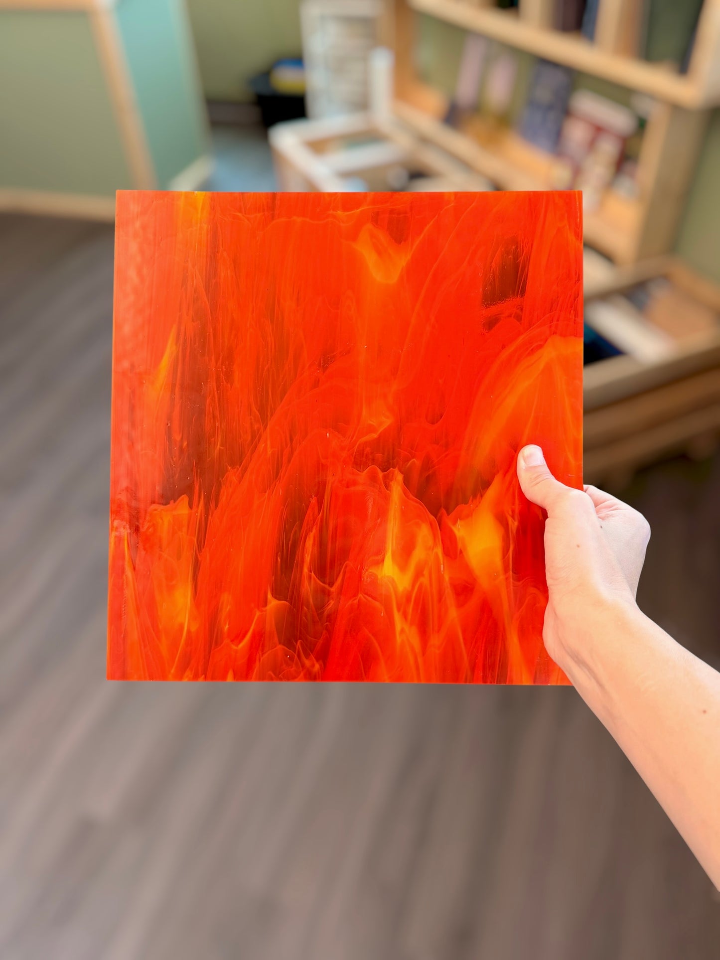 Spectrum | Orange/White Wispy