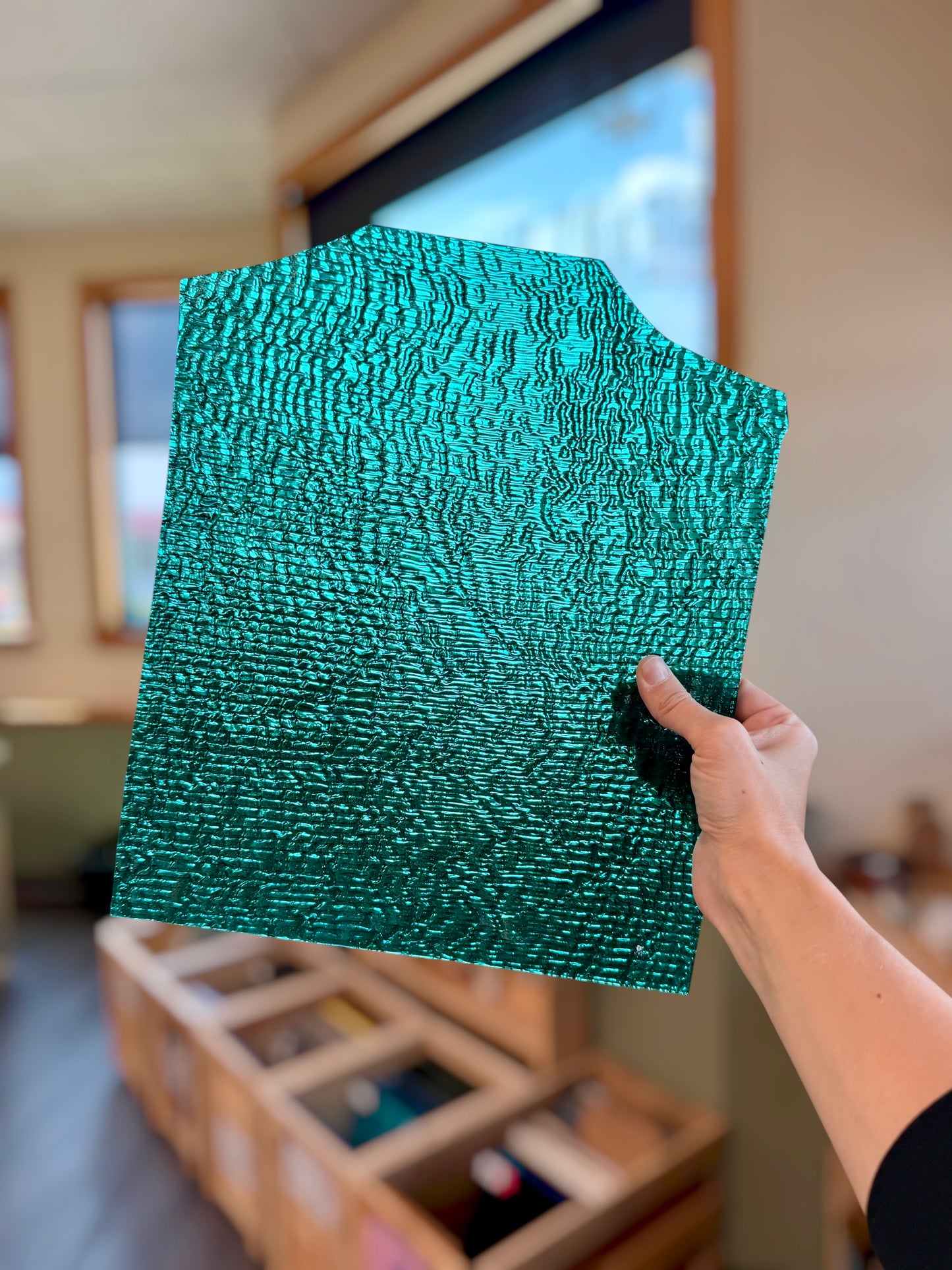 Vintage Optimum | Teal Allegra 12" x 14"