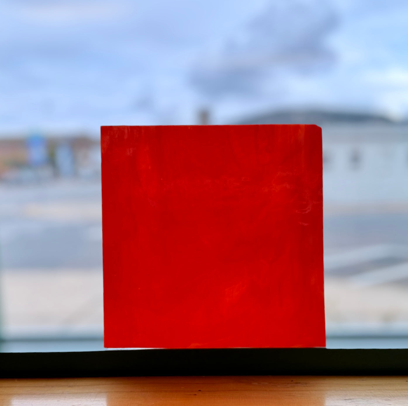 Kokomo | Red/Orange Dense Opal 12"x12"