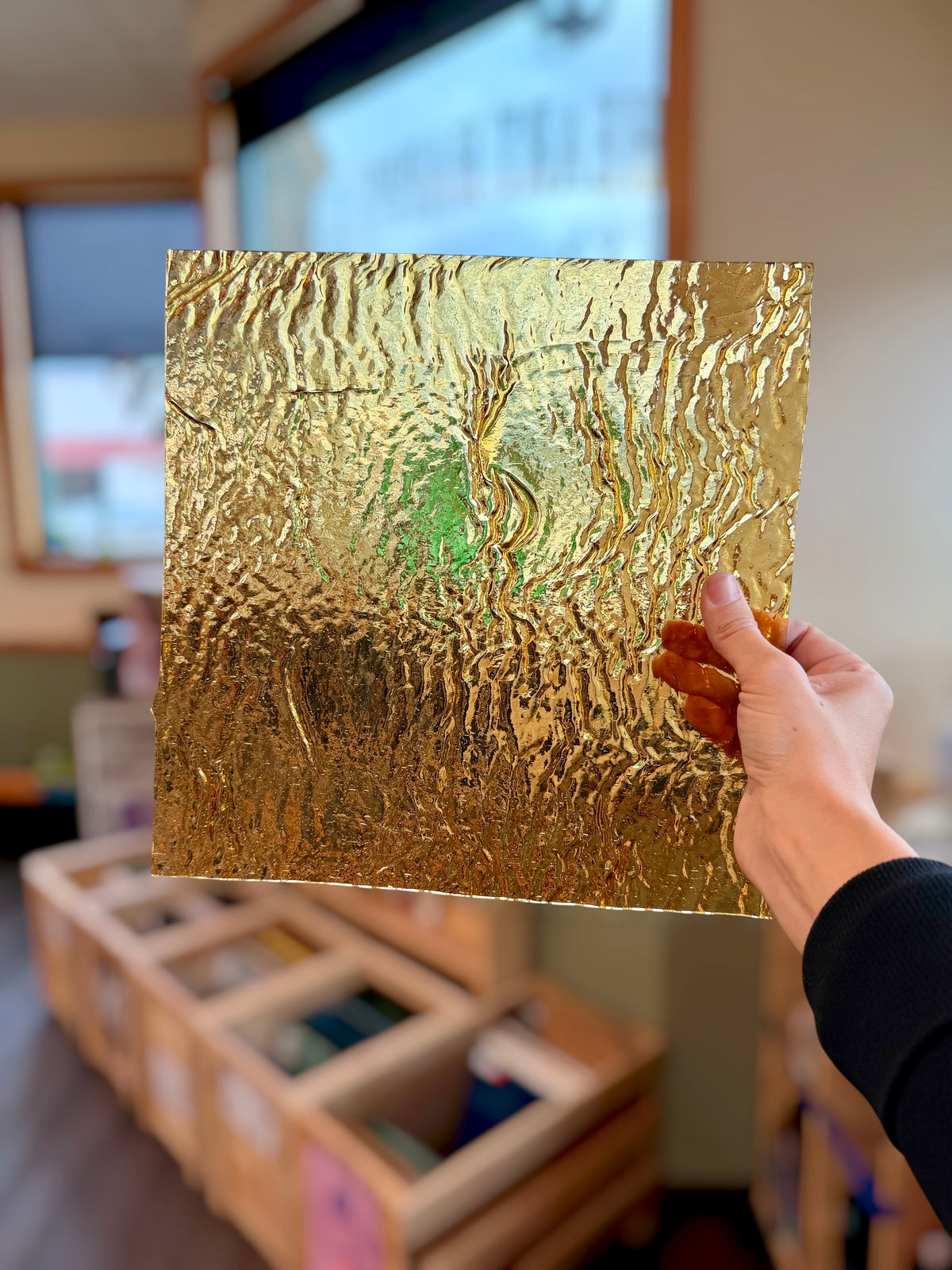 Kokomo | Pale Amber Ripple 12"x12"