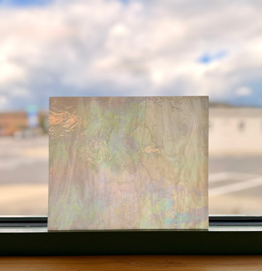 Spectrum | White/Clear Irid 8"x10"