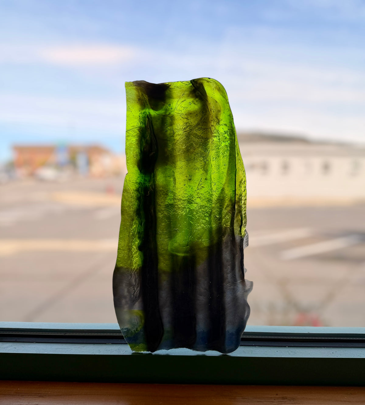 Rare Uroboros | Drapery Glass circa. 1970s