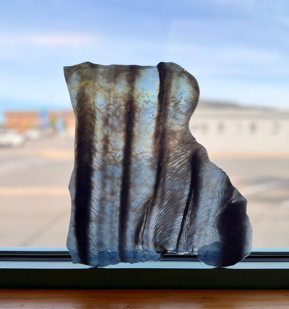 Rare Uroboros | Drapery Glass circa. 1970s