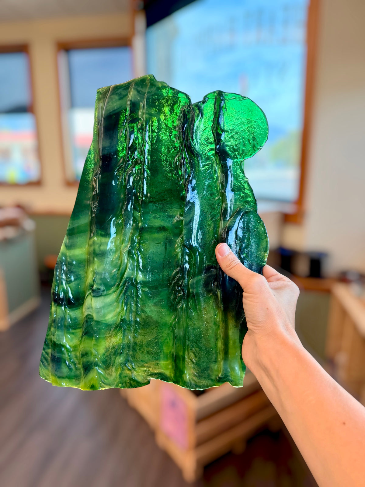 Rare Uroboros | Drapery Glass circa. 1970s