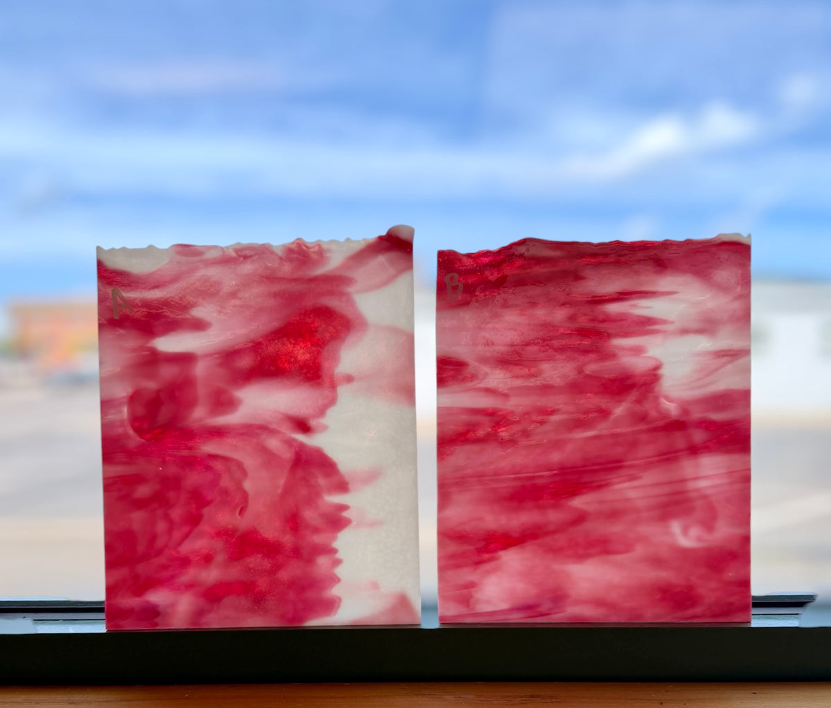 Bullseye | White/Cranberry Pink