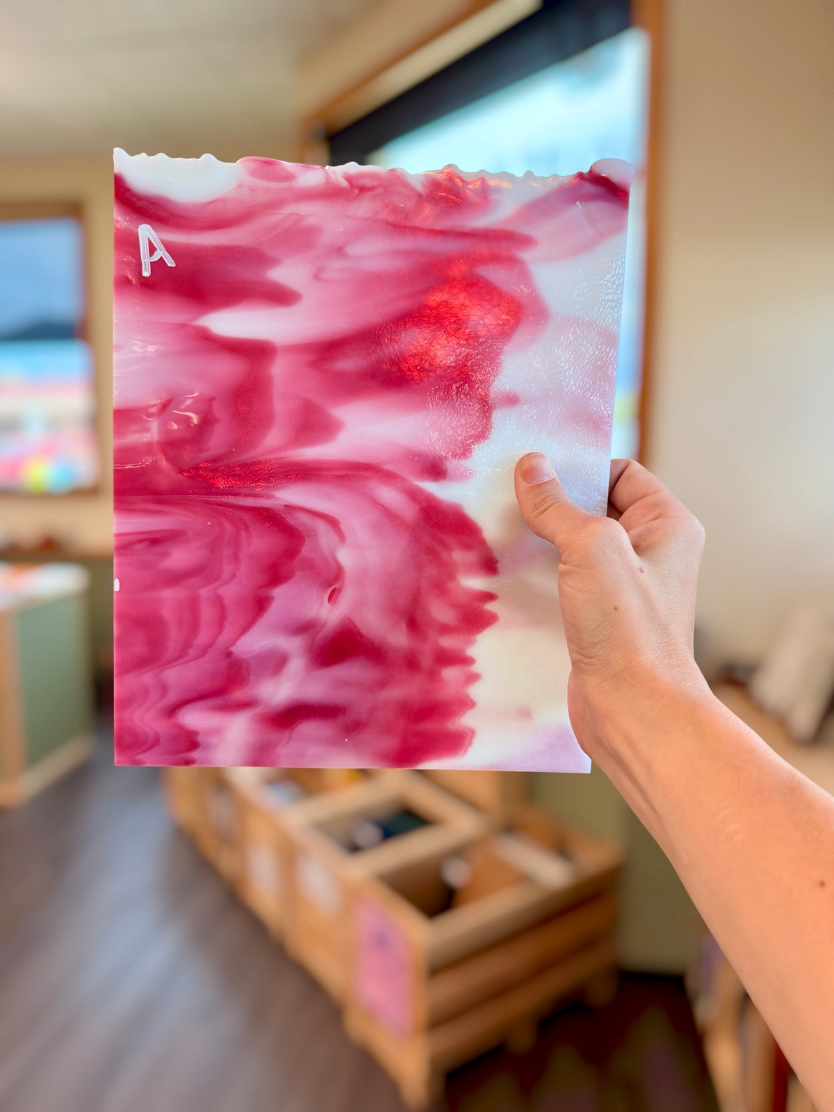 Bullseye | White/Cranberry Pink