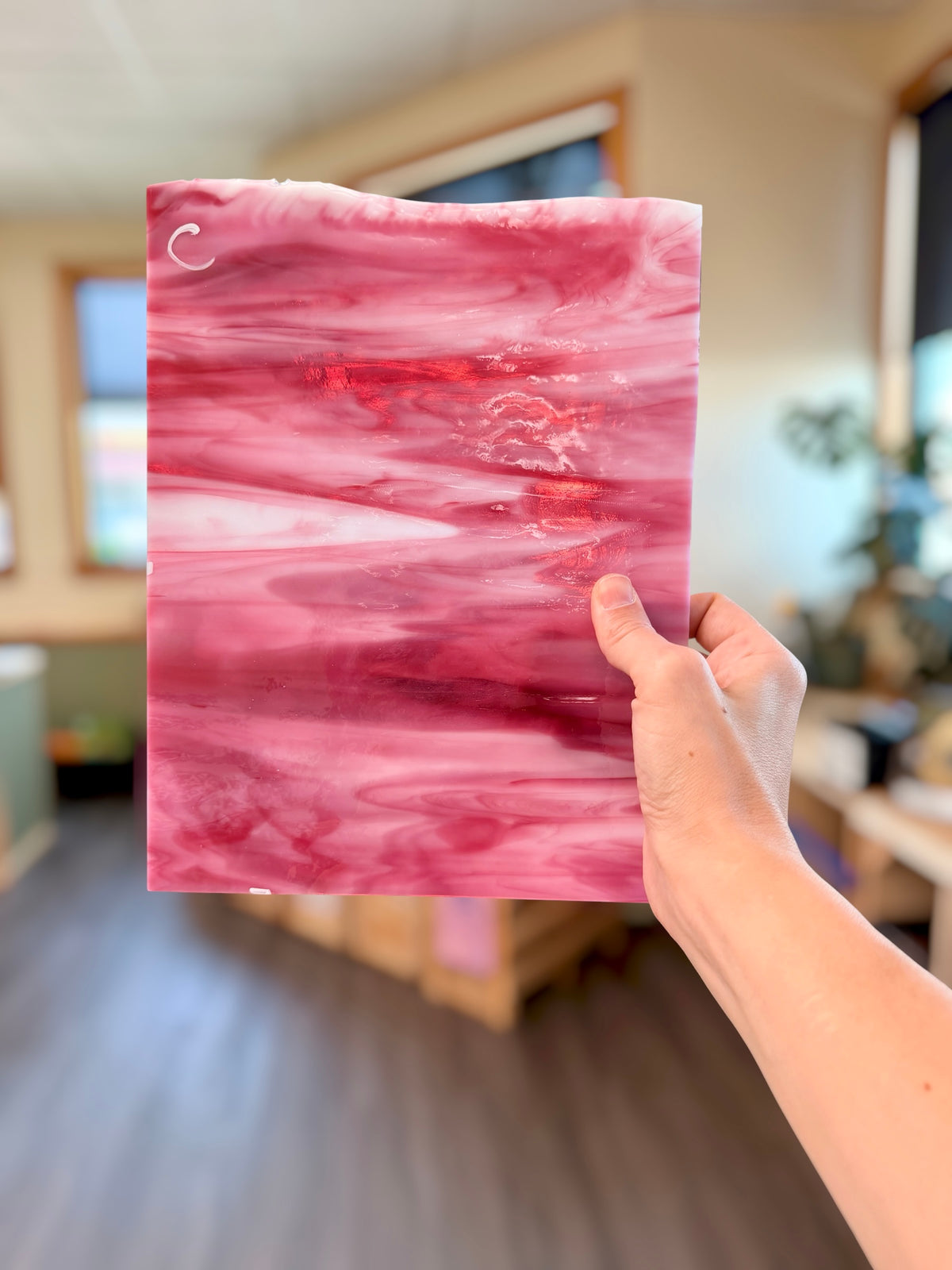 Bullseye | White/Cranberry Pink