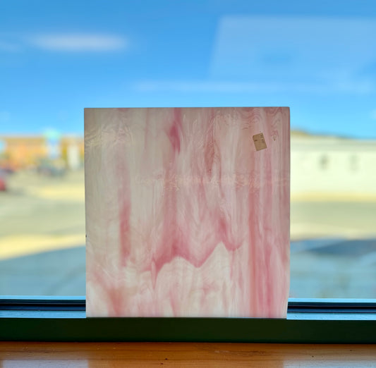 Spectrum | White/Gold Pink Wispy Opal