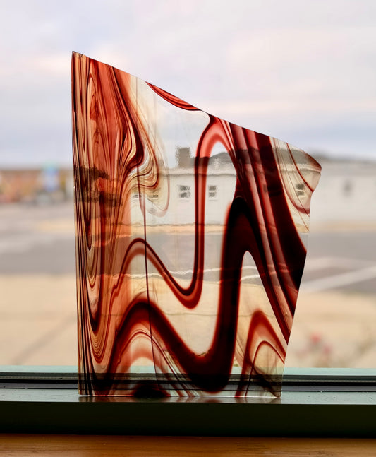 Spectrum | Burgundy/Clear Baroque
