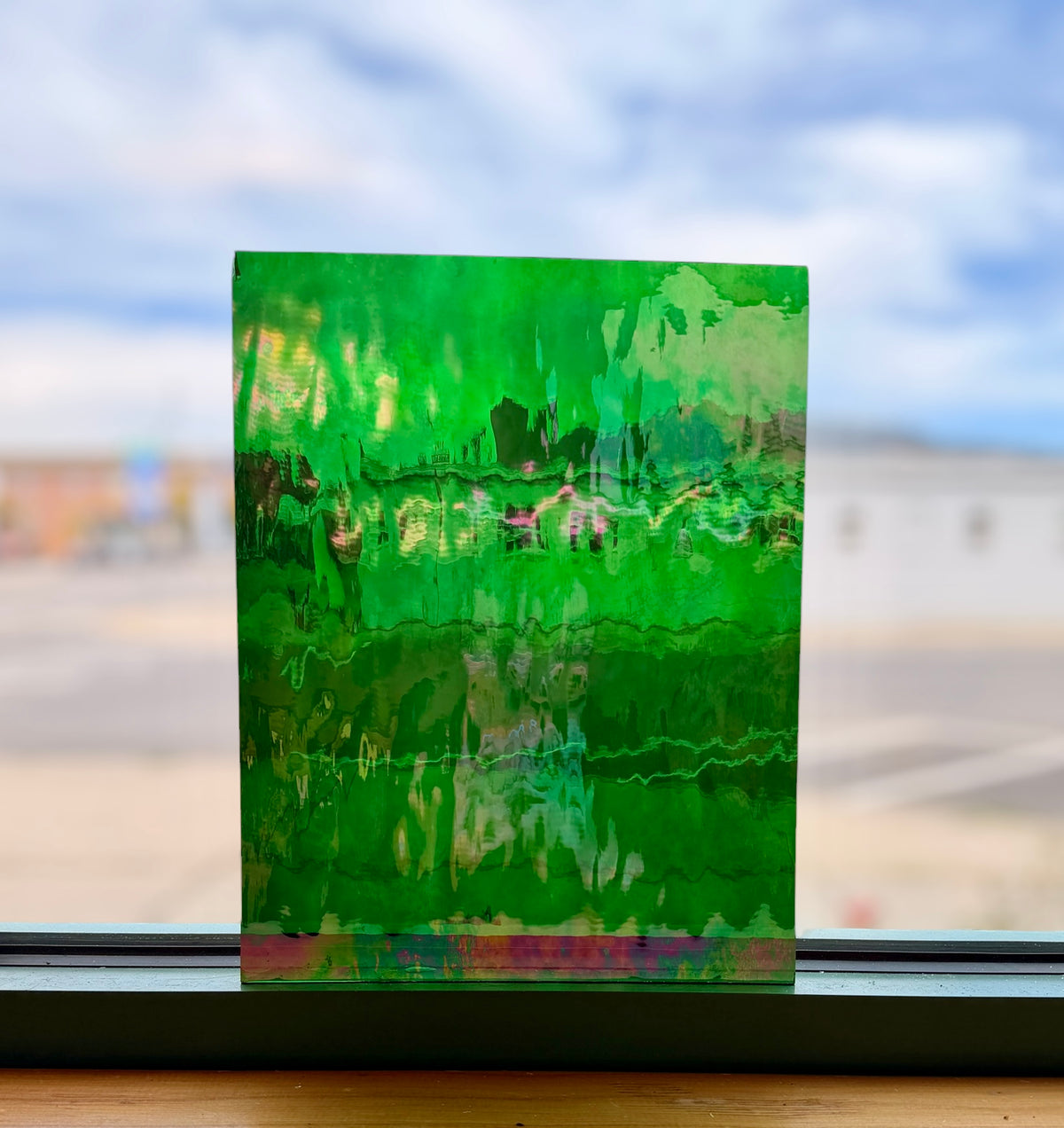 Spectrum | Dk. Green Irid Waterglass