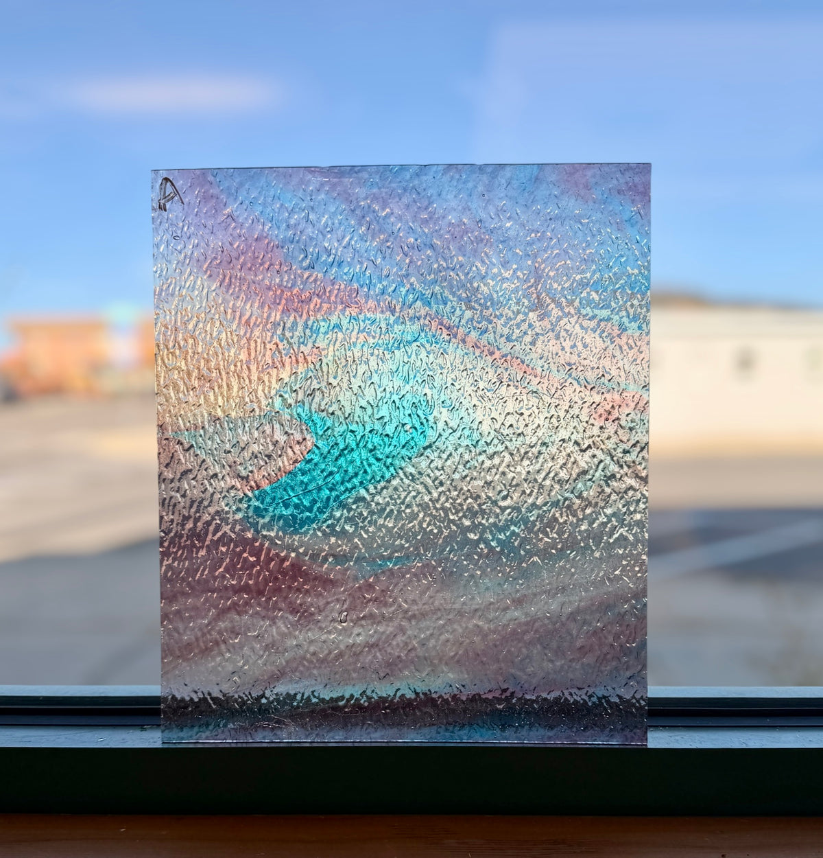 Wissmach | Sky Blue/Purple/Clear Granite