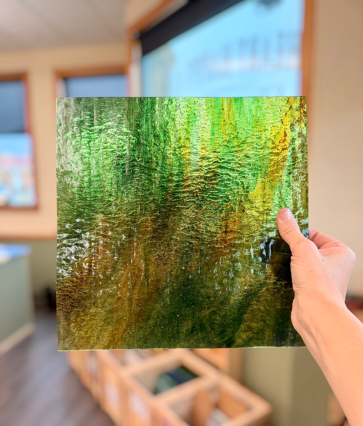 Kokomo | Green/Amber Transparent Granite