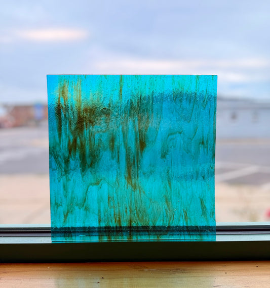 Kokomo | Blue/Brown Streaky Transparent